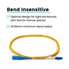 trueCABLE LC to SC OS2 Fiber Patch Cable, 2m (6.56ft),