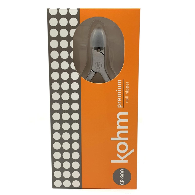 Kohm Toenail Clippers | Soft Rubber Handle for Easy Use
