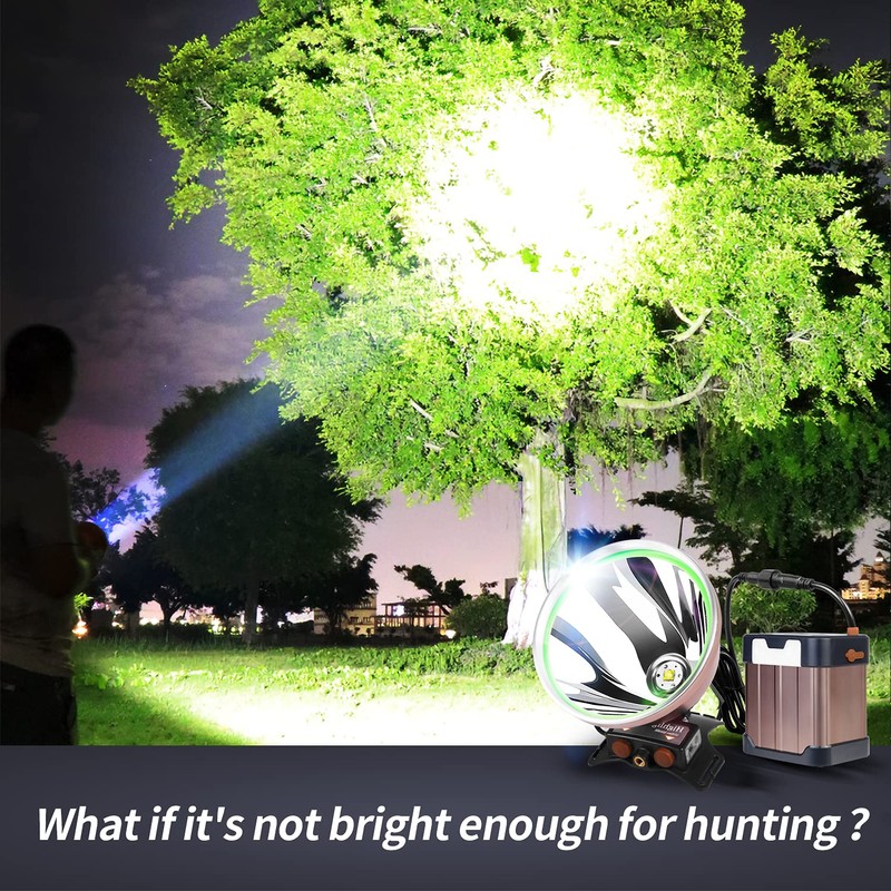 PINSAI Coon Hunting Lights High Power LED Headlamp Super Bright