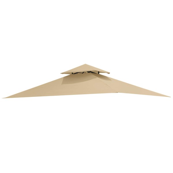 Garden Winds Replacement Canopy for L-GZ238PST-11 Grill Gazebo - Standard 350 - Beige (Will NOT FIT Any Other Model Frame)