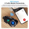 Bluetooth Motorcycle Helmet Headset with HD Action Camera 1080P Video/Photo,Hands-Free