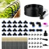 Apgooface 5/16" Drip Irrigation System 100 ft with 20-Pcs 360°