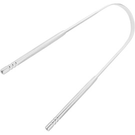 Raspador lingual de acero inoxidable en U para una limpieza profunda y aliento fresco