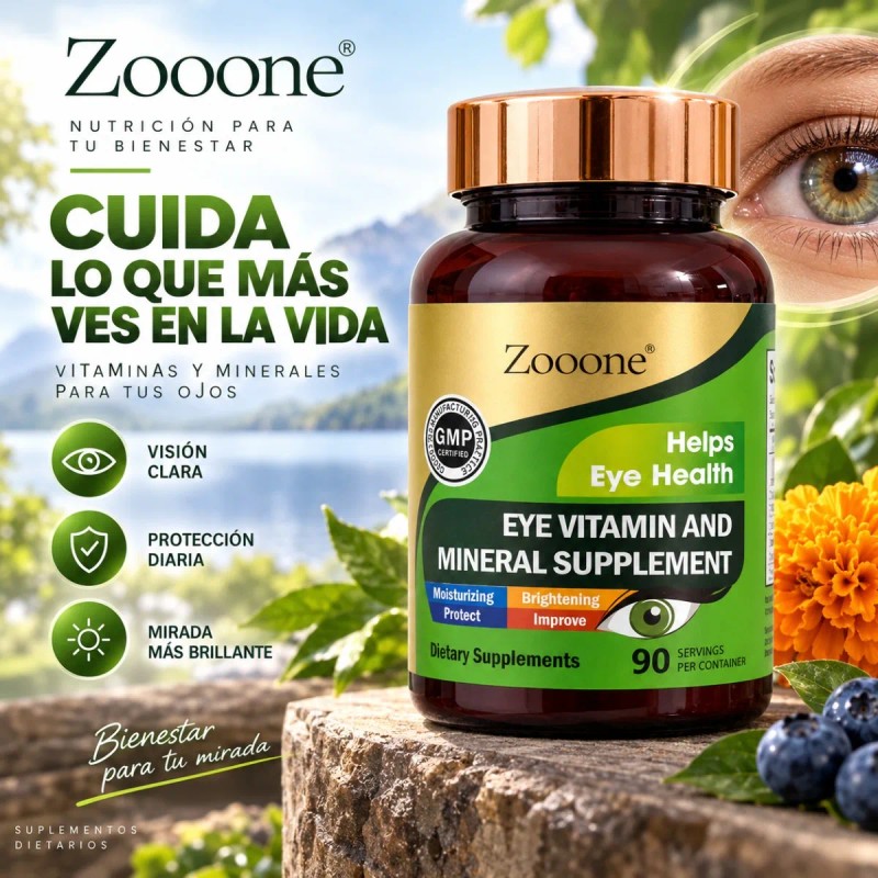 Zoone Eye Vitamin And Mineral Supplement 90 Porciones