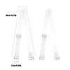 6 Pairs Invisible Transparent Bra Straps, Transparent Replacement Bra Straps,