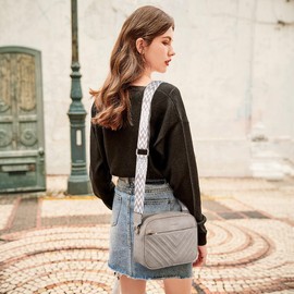 TANTOMI Crossbody Bags for Women Elegant Purse with Adjustable Wide Shoulder Bag for Daily Travel