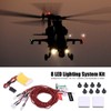 8 LED Lighting System Kit Simulation Flashing Lights for RC