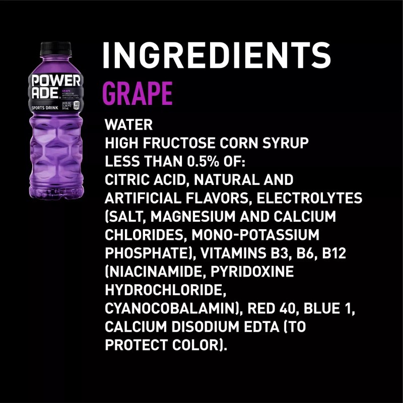 Powerade Sports Drink Variety Pack (20 fl. oz., 24 pk.)