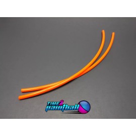 Unbranded Paintball Marker Gun Macroline Air Hose - 1 Foot of Macro Line (2 Pack) - Orange