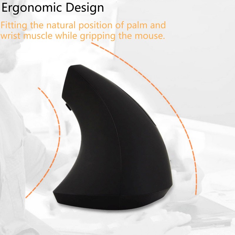 Ergonomic Mouse Left Hand,Vertical USB Wired Mouse Left-Handed Mice,3 Adjustable
