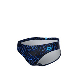 Arena Men's Swim Briefs Allover, Navy Multi, 36