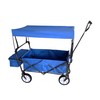 GLCHQ Metal Frame 150 Lbs Capacity Folding Wagon, Heavy Duty