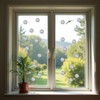 Pack of 144 Anti-Collision Prism Window Stickers for Bird Strikes,
