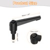 uxcell 1Pcs M6 x 12mm Adjustable Knobs Handle Male Thread