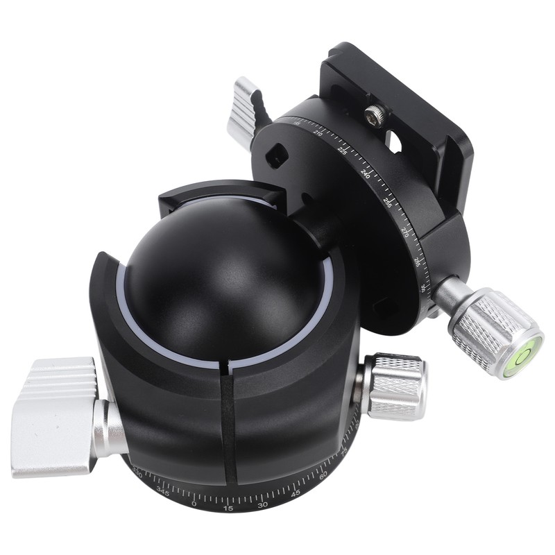 Panoramic Tripod Head Dual Panorama Low Gravity 360 Degree Rotating
