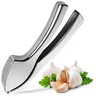 Premium Garlic Crusher, Heavy Duty Kitchen Garlic Press, Efficiently Squeezes
