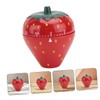 BIUDECO Strawberry Shape Mechanical Timer Countdown Timer Stainless Steel Home