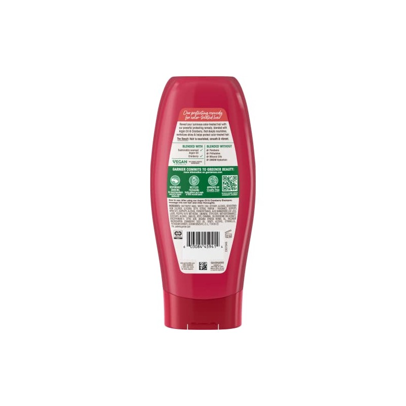 Garnier Whole Blends Color Care Conditioner, Argan Oil & Cranberry
