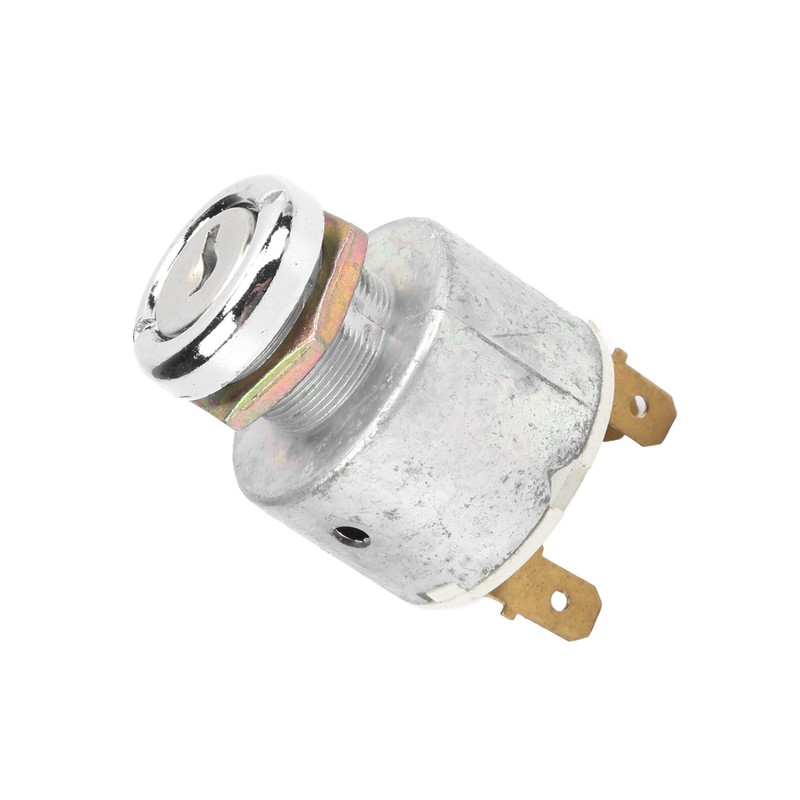 Universal Ignition Switch Lock Cylinder with Keys Aluminum Alloy Replacement
