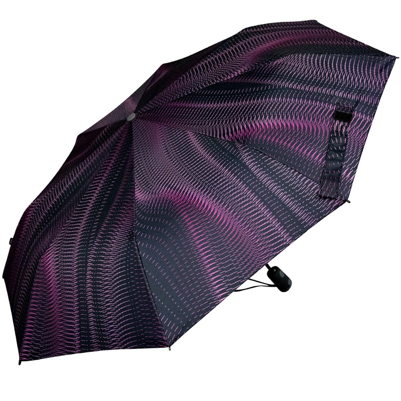Knirps E.200 Medium Duomatic Pocket Umbrella, Sound Sunset, Filigree striped