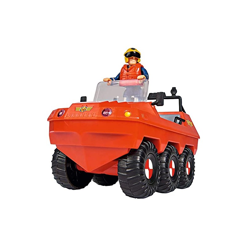Simba 109251051038 Fireman Vehicle Hydrus with Character Sam, + 3