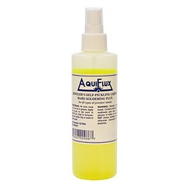 Aquiflux Self Pickling Flux for Precious Metals Gold Silver Jewelry and Hard Soldering 8 Oz (Half Pint)