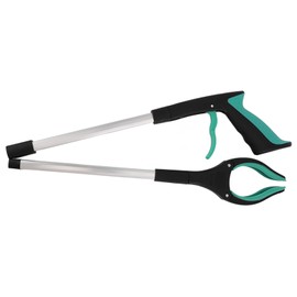 Grabber Reacher Tool Foldable Lightweight Rotational Multifunctional Handy Trash Claw Grabber Green