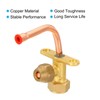 PATIKIL Air Conditioner Stop Valve, Fit for 1/4" OD Copper