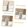 Sosoport Ceramic Flower Printing Lotion Dispenser Stylish Pump Bottle for