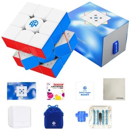 GAN 14 Maglev Frosted Frost/UV Coated GAN14 Maglev UV 3x3 Speed Cube Mini Cube Gun Cube (UV Coated)