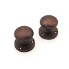 Infinity Decor Matt Bronze Victorian Latch Round Mortice Door Knobs