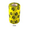 Vet Wrap Wrap Tape (Yellow with Paw Prints) (2 Pack)