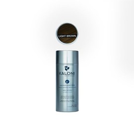 Fibras Capilares para Disimular Calvicie y Dar Volumen al Cabello – Pigmentación Natural para Cuero Cabelludo – Hombre y Mujer – Light Brown – Uso Diario