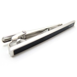 mila schon Simple Black Tie Bar (Tie Clip/Tie Clip)