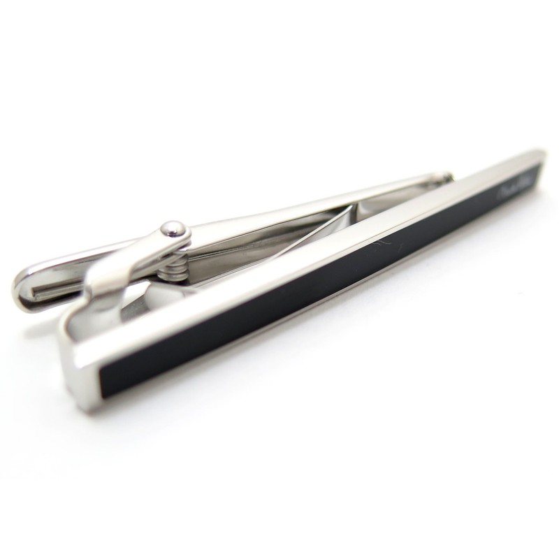 mila schon Simple Black Tie Bar (Tie Clip/Tie Clip)