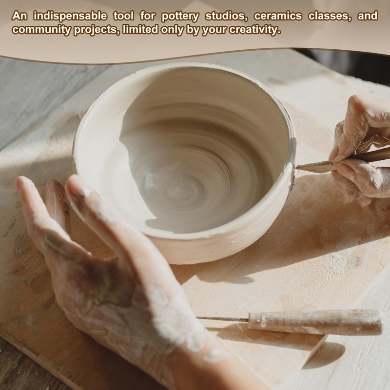 PATIKIL 12 x 16" Wedging Board for Pottery with Built-in