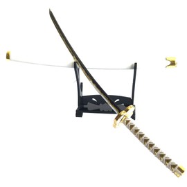 Demon Slayer 1/6 Size 10'' Agatsuma Zenitsu Sword Samurai Sword Katana Knife Action Figures Game Collection Sword Toys Sword Party Supplies Gift Sword Metal Room Decoration (Agatsuma Zenitsu)