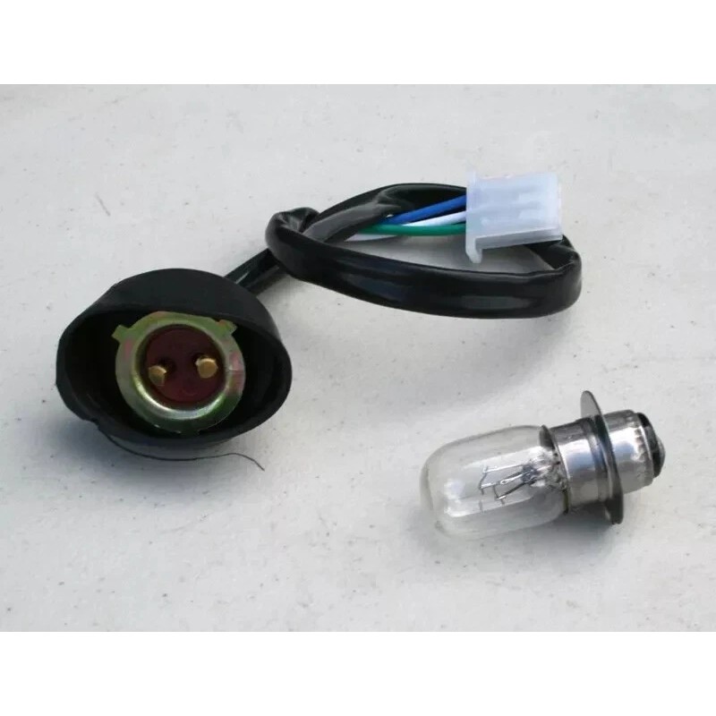FANCY SCOOTERS ATV FRONT HEAD LIGHT WIRE HARNESS WITH LIGHT