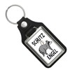 Guardian Angel Raccoon Keyring with Faux Leather Pendant Funny Pendant