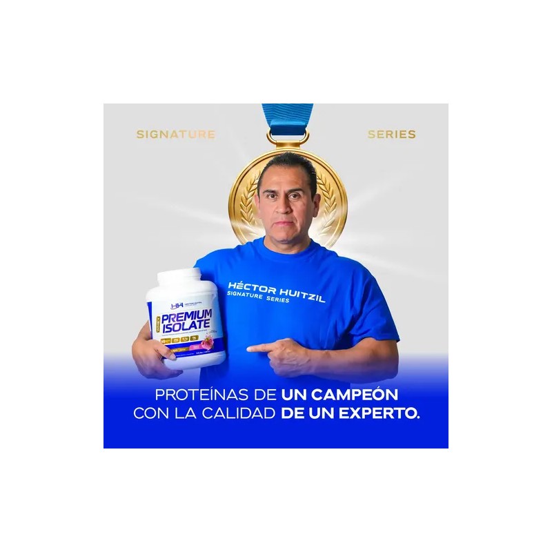 Héctor Huitzil Proteína Aislada Premium Isolate 3,5 Lbs Vainilla