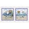 P & B Textiles Beach Time Pillow/Quilt Panels 24/5 x 44 (18 Inch Squares) P & B Textiles