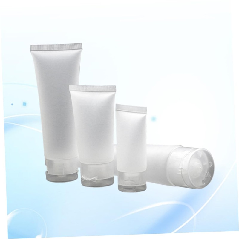 Ipetboom 4pcs Empty Lotion Travel Bottle Screw Top Pump for