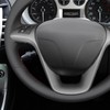 MEWANT Hand Stitched Car Steering Wheel Covers for Lancia Delta