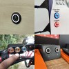 AutoLöc Power Accessories 19mm Billet 12V Momentary Push Button Switch