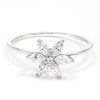 VIR JEWELS 3/5 cttw Lab Grown Diamond Engagement Ring .925