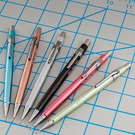 Pentel Sharp P207MBP3M - Portaminas (0,7 mm, varios colores, 3 unidades)
