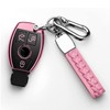 Autophone Compatible with Mercedes Benx Key Fob Cover,Special Soft TPU