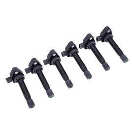 MOCA 6 Pack Ignition Coils UF242 Fit 2005-2008 for Acura RL V6 3.5L & 1999-2008 for Acura TL V6 3.2L & 2000-2003 for Honda Accord V6 3.0L & 1999-2009 for Honda Odyssey V6 3.5L 3 Pins
