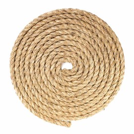 Twisted Manila Hemp Rope – Environmentally Friendly – 5/8 inch Diameter – Strong and Versatile (10 Feet)