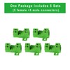 GINTOOYUN 5 Sets 2-Pin 5.08mm Terminal, 2EDGRK Phoenix Plug 2-Pin
